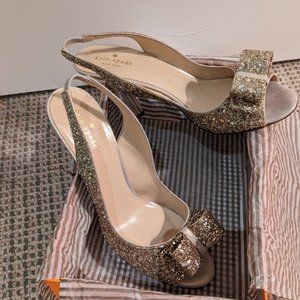 Elegant Kate Spade Sparkle Pumps, Size 10